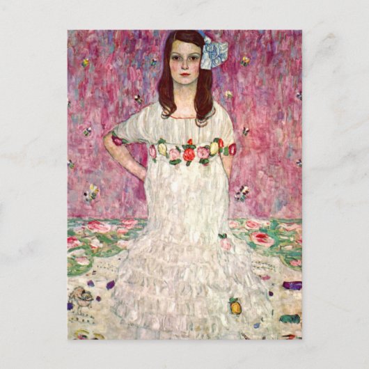グスタフクリムトマダプリマヴェシ ポストカード (正面)
