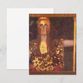 グスタフクリムトミネルバパラスアテナ招待状 招待状 (正面/裏面)