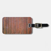 グスタフクリムトモアフォレストタンネンウォルドレッドツリーズ ラゲッジタグ (正面横)