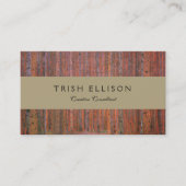 グスタフクリムトモアフォレストタンネンウォルドレッドツリーズ 名刺 (正面)