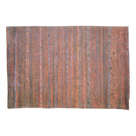 グスタフクリムトモアフォレストタンネンウォルドレッドツリーズ 枕カバー (正面)