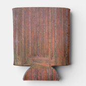 グスタフクリムトモアフォレストタンネンウォルドレッドツリーズ 缶クーラー (裏面)