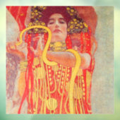 グスタフクリムトレッド女性金ゴールドスネーク絵画ズ ウィンドウサイン (シート3)