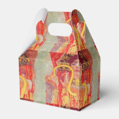 グスタフクリムトレッド女性金ゴールドスネーク絵画ズ フェイバーボックス (裏面サイド)