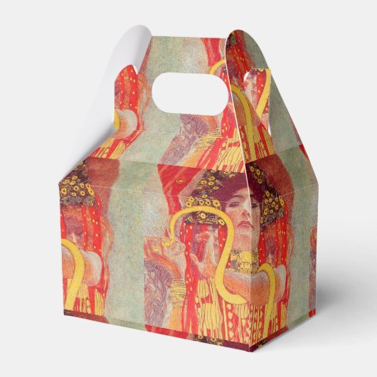 グスタフクリムトレッド女性金ゴールドスネーク絵画ズ フェイバーボックス (裏面サイド)