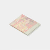 グスタフクリムトレッド女性金ゴールドスネーク絵画ズ ポストイット (アングル)