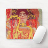 グスタフクリムトレッド女性金ゴールドスネーク絵画ズ マウスパッド (マウス)