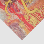 グスタフクリムトレッド女性金ゴールドスネーク絵画ズ 薄葉紙 (詳細)