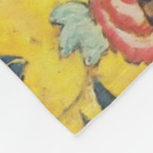 グスタフクリムトレディとファンアールヌーボー絵画ズ フリースブランケット (角)