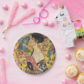 グスタフクリムトレディとファンアールヌーボー絵画ズ ペーパープレート (パーティー)