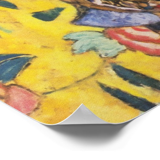 グスタフクリムトレディとファンアールヌーボー絵画ズ ポスター (角)