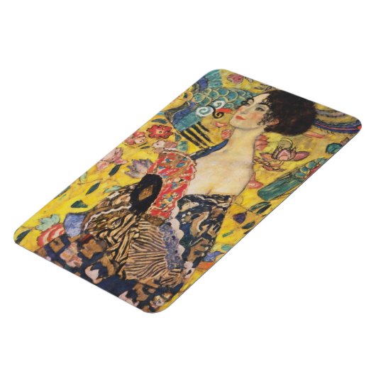 グスタフクリムトレディとファンアールヌーボー絵画ズ マグネット (左側)