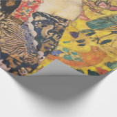 グスタフクリムトレディとファンアールヌーボー絵画ズ ラッピングペーパー (角)