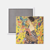 グスタフクリムトレディとファン マグネット (正面/裏面)