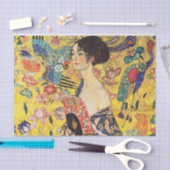 グスタフクリムトレディとファン 薄葉紙 (クラフト)