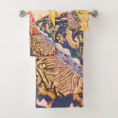 グスタフクリムトレディーウィズファンヴィンテージアールヌーボー バスタオルセット (インサイチュ)
