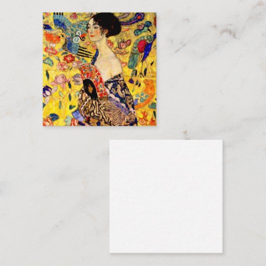 グスタフクリムトレディーウィズファン エンクロージャーカード (正面/裏面)