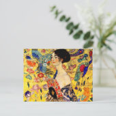 グスタフクリムトレディーウィズファン ポストカード (スタンド正面)