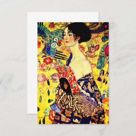 グスタフクリムトレディーウィズファン 出欠カード (正面/裏面)