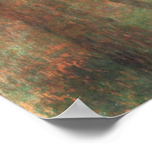 グスタフクリムト松の木 ポスター (角)