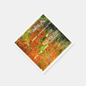 グスタフクリムト樺の木ツリー スタンダードカクテルナプキン (角)