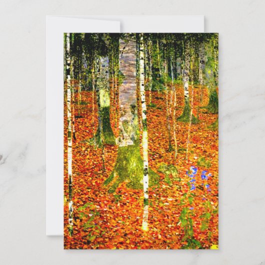 グスタフクリムト樺の木ツリー セーブザデート (正面)