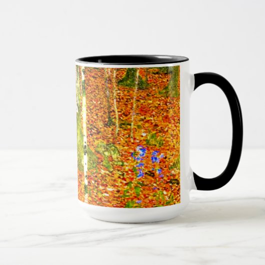 グスタフクリムト樺の木ツリー マグカップ (右)