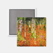 グスタフクリムト樺の木ツリー マグネット (正面/裏面)