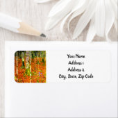 グスタフクリムト樺の木ツリー ラベル (インサイチュ)