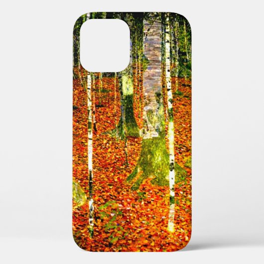 グスタフクリムト樺の木ツリー Case-Mate iPhoneケース (裏面)