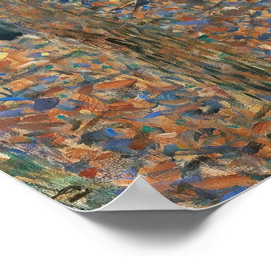 グスタフクリムト樺の木フォレストIホームデコールアートプリント ポスター (角)