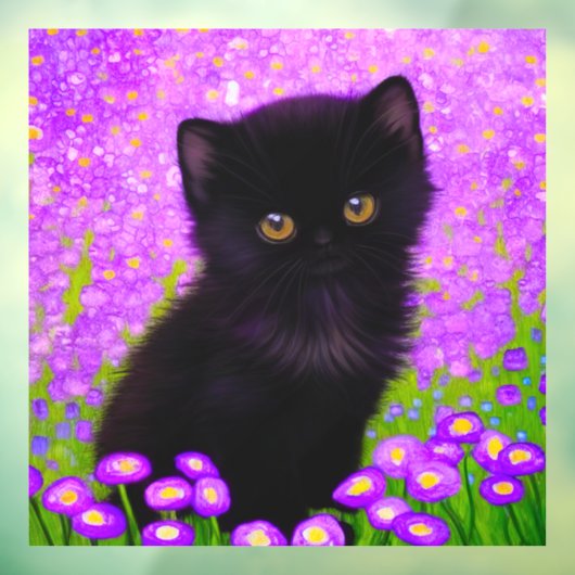 グスタフクリムト猫 ウィンドウサイン (シート3)