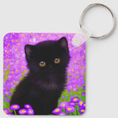 グスタフクリムト猫 キーホルダー (裏面)