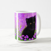 グスタフクリムト猫 コーヒーマグカップ (正面右)