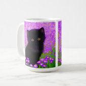 グスタフクリムト猫 コーヒーマグカップ (正面左)