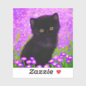 グスタフクリムト猫 シール (シート)