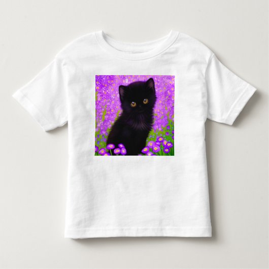 グスタフクリムト猫 トドラーTシャツ (正面)