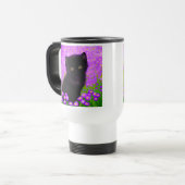 グスタフクリムト猫 トラベルマグ (正面左)