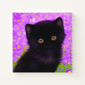 グスタフクリムト猫 ノートブック (裏面)