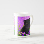 グスタフクリムト猫 ボーンチャイナマグカップ (正面右)