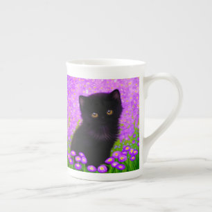 グスタフクリムト猫 ボーンチャイナマグカップ