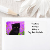 グスタフクリムト猫 ラベル (インサイチュ)