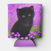 グスタフクリムト猫 缶クーラー (正面)