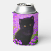 グスタフクリムト猫 缶クーラー (缶裏面)