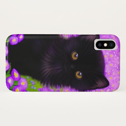 グスタフクリムト猫 Case-Mate iPhoneケース (裏面(横))