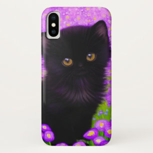 グスタフクリムト猫 iPhone X ケース
