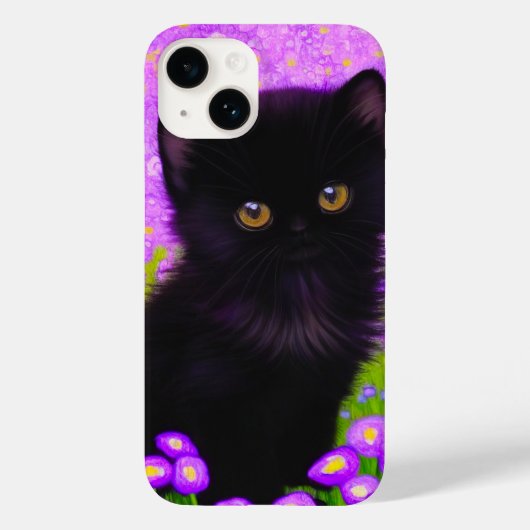 グスタフクリムト猫 Case-Mate iPhoneケース (裏面)