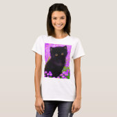 グスタフクリムト猫 Tシャツ (正面フル)