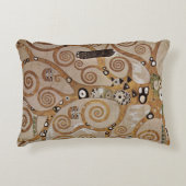 グスタフクリムト絵画の「生命の木」(1909年) アクセントクッション (正面)