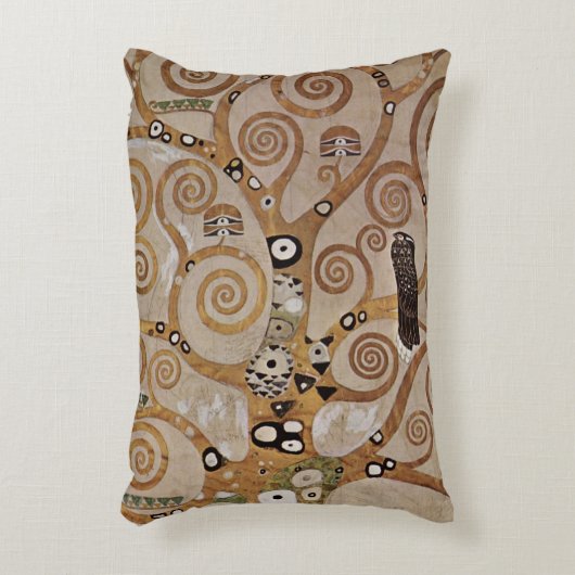 グスタフクリムト絵画の「生命の木」(1909年) アクセントクッション (正面(垂直))